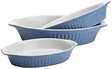 Review Reco International 30752 / Reco International Oval Baking Set of 3, Blue