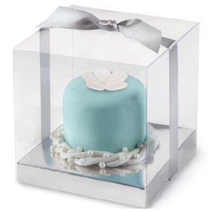 Wilton 415-0390 Silver-Clear Cupcake Box Kit, 20 Count