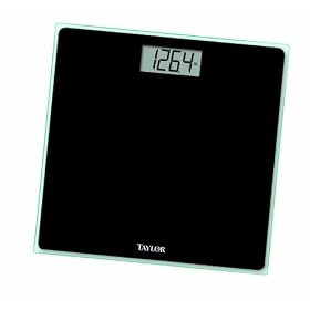 Taylor 7530B Black Glass Lithium Scale