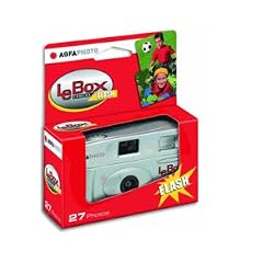 AgfaPhoto LeBox Flash 400 Einwegkamera 27 Aufnahmen mit Blitz