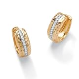18koversterlingsilverHuggie-StyleEarrings