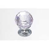 Top Knobs TK117PC Pink Crystal 1 1/8