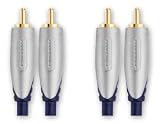 Bandridge Premium SAL4201 - 2 x RCA To 2 x RCA Audio Lead - 1.0 Meter
