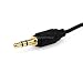 Retractable 3.5 mm Audio Extension Cable (Black) image 2