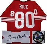 Jerry Rice Signed Uniform - San Francisco 49ers - Red - Autographed NFL Jerseys