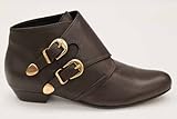 Park Lane Vintage Leather Belt Buckle Ankle Boots