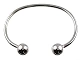 Silver Copper Tube Pain Magnetic Bracelet, Medium 7 Silver Copper Tube Pain Magnetic Bracelet, Medium 7