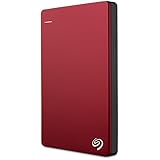 Seagate Backup Plus Slim 1TB Portable External Hard Drive with 200GB of Cloud Storage & Mobile Device Backup USB 3.0 (STDR1000103) - Red