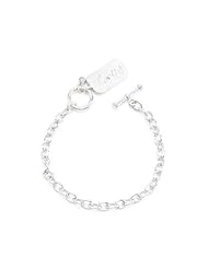 Silvertone Love Charm Bracelet