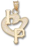 Pittsburgh Pirates Solid 14K Gold ''I Heart P'' 3/4'' Pendant