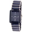 Oniss Men's Caprice Collection Blue Ceramic Watch with Silver Trim and Blue Face Model ON-294-M72