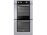 Bosch 300 Series HBN3550UC 27 Double Electric Wall Oven with Convection Bake & Roast in Upper Oven, 10 Cooking Modes in Upper Oven and Ergonomic Dials with Glass Touch Controls: Stainless Steel