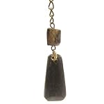 Seraphinite Pendulum 01 Rhodonite Pink Green Reiki Energy Healing Crystal