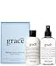 philosophy - pure grace - perfumed body spritz & perfumed body lotion