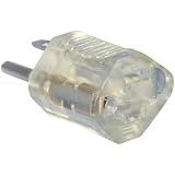 Master Electrician 09907ME 15-Amp Clear Lighted End Grounding Adapter