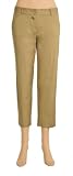 COTTON LYCRA TWILL ANKLE TROUSERS