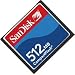Photo : 512MB Sandisk CF (Compact Flash) Card SDCFJ-512 (CAX)