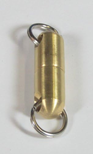 Two Piece Break Apart Key Chain N52 Neodymium Brass Magnet