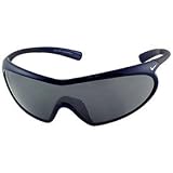 Nike Skylon PRO.R Sunglasses, Interchange, ER0057-403, Obsidian Blue Frame / Grey + Orange Lenses / Silver Flash