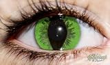 Green Cat/reptile Halloween Theatrical Lenses/non Prescription Contact Lenses