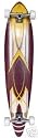 46" Complete 8 Ply Maple Longboard Skateboard New Gold