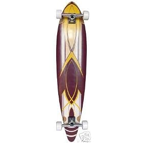 46 Complete 8 Ply Maple Longboard Skateboard New Gold by 