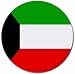 Kuwait Flag Round Mouse Pad