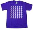 PRETTY GIRLS MAKE GRAVES - Space Invaders - Purple T-shirt