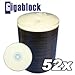 600pcs Gigablock CD-R 52x 700MB 80Min White Inkjet Hub Printable top