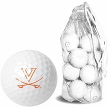 Virginia Cavaliers 15 Golf Ball Clear Pack