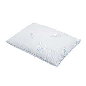 Homedics HMP-TRCL Temp-Rite 4 Lb. Density Classic Pillow with CoolCore Ventilated Foam, Outlast Smart Fabric Technology and Jacquard Cover, 22" x 16" x 5"