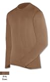 Duofold Men Expedition Grid Weight Fleece Long Sleeve Crew 426a