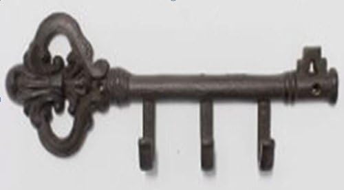 New Antique Vintage Cast Iron Key Rack, Key Shaped Key Holder, Handcraft Wall Rack