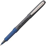 BIC Grip Stick Roller Ball Pen, Micro Fine Point (0.5 mm), Blue Ink, 12 Pens