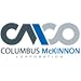 CM 84A Series Heavy Duty Rolled Steel Manual Geared Trolley with Hook Mounted, 3000 lbs Capacity, 24" Minimum Radius Curve