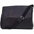 Kenneth Cole Reaction Business and Luggage Full-Grain Leather Laptop Messenger Bag (Black)