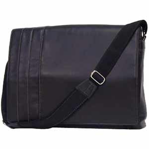 Kenneth Cole Reaction Business and Luggage Full-Grain Leather Laptop Messenger Bag