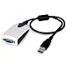 USB 2.0 to VGA Adaptor Cable for Extra Monitor Screen