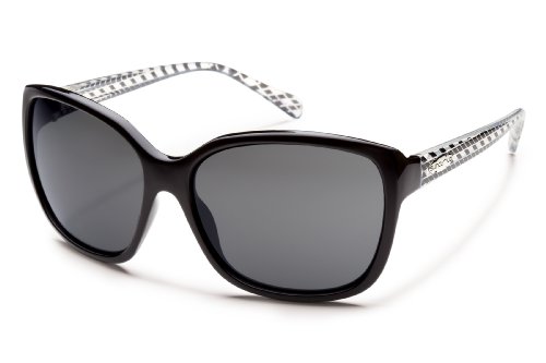 Suncloud Cayenne Polarized Sunglasses, Black Deco Frame, Gray Lens Suncloud Cayenne Polarized Sunglasses, Black Deco Frame, Gray Lens