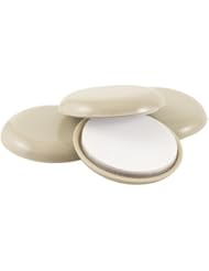 Waxman 4602295N 1-1/8-Inch Self-Stick Round Super Sliders, Oatmeal