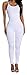 Baifern Women's Spaghetti Strap Backless Bodycon Long Jumpsuits