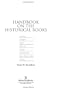 Handbook on the Historical Books: Joshua, Judges, Ruth, Samuel, Kings, Chronicles, Ezra-Nehemiah, Esther