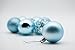 AMS 2.36''/60mm 24ct Christmas Balls Tree Pendants Shatterproof Ornaments Seasonal Decorations for Tree Decor,Holiday,Xmas(Light Blue)