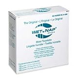 Moist Towelettes, 5x7-3/4, 100/PK, Lemon Scent, White, Sold as 1 pack
