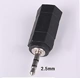 2.5mm (Male) to 3.5mm (Female) headphone dapter (Converts your 3.5mm earphone jack into 2.5mm earphone jack)