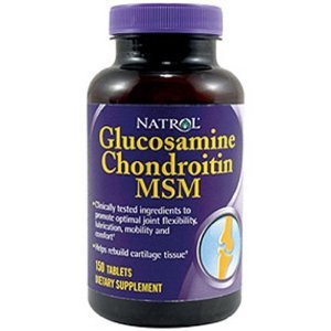 Natrol Glucosamine Chondroitin and MSM Tablets, 150-Count