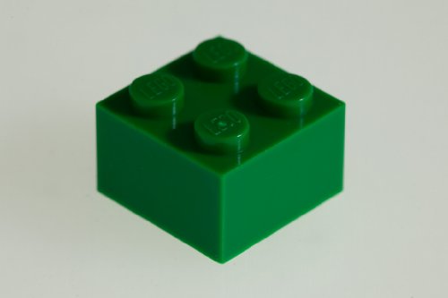 200x Lego Dark Green (Green) 2x2 Bricks Super Pack