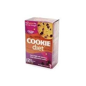 The Hollywood Cookie Diet by Hollywood Miracle Products - 12 Meal Replacement Cookies(Flavors=Chocolate Chip:)