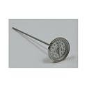 Tel-Tru Thermometer LN250R 24 inch 0-220f range Polycarbonate Lens 88316