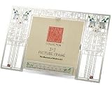Festive Frank Lloyd Wright WATERLILLIES metallic frame from the MoMA collection - 3x3